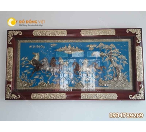 Tranh mã đáo thành công 1m2 x 2m3