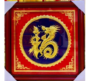 Tranh chữ phúc bằng đồng chữ hán