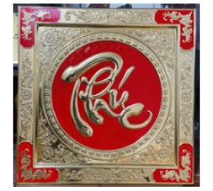 Tranh chữ phúc thư pháp bằng đồng rẻ đẹp tại Đồ đồng Việt