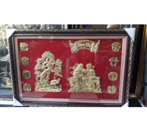 Tranh đồng mừng thọ, quà tặng mừng thọ cụ ông cụ bà