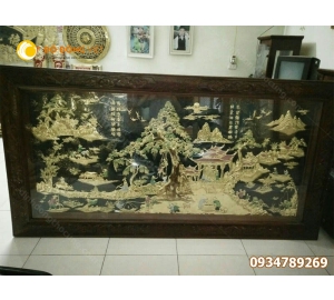 Tranh đồng quê bằng đồng