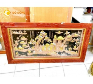 Tranh Đồng Quê Bằng Đồng giá tại xưởng