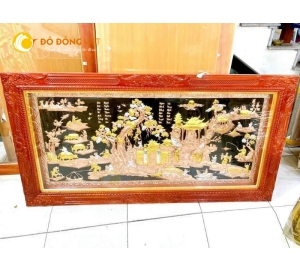 Tranh Đồng Quê Bằng Đồng Tại TP HCM