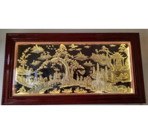 Tranh đồng Vinh Quy Bái Tổ