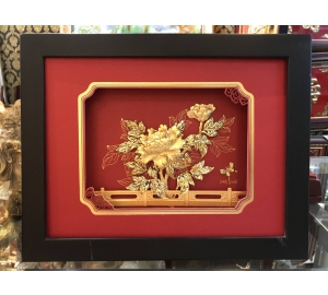 Tranh hoa mẫu đơn làm quà tặng 20-10, quà tặng vợ ý nghĩa nhất