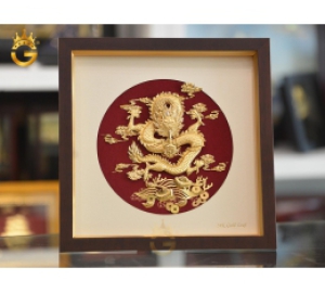 TRANH MẠ VÀNG HÌNH RỒNG - QUÀ TẶNG CUỐI NĂM MANG NHIỀU Ý NGHĨA
