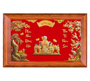  Giá bán tranh mừng thọ ông bà KT 70x100, tranh mừng thọ Tết 2021