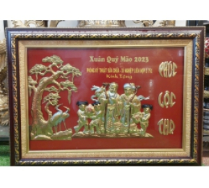 Tranh mừng thọ ông giá rẻ