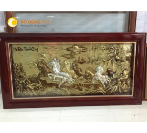 Tranh đồng mã đáo thành công KT 1m2x2m3