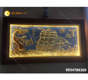 Tranh thuận buồm xuôi gió đèn LED