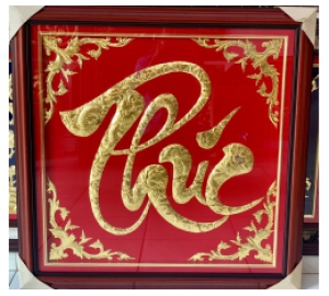 Tranh Treo Tường Chữ Phúc Mang Lại Sự May Mắn