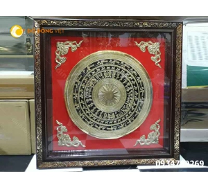 Tranh trống đồng quà tặng lưu niệm