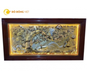 Tranh vinh hoa phú quý treo phòng khách