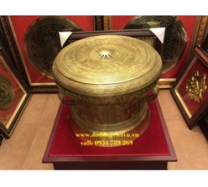 Trống đồng đường kính 60cm, giá bán trống đồng Ngọc Lũ