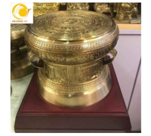 Trống quà tặng bằng đồng,quà tặng lưu niệm trống đồng thu nhỏ