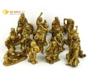 Tượng 18 vị la hán bằng đồng, Đồ đồng Việt bán 18 mẫu tượng vị la bán cỡ nhỏ