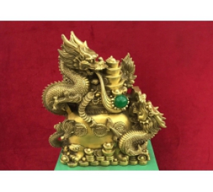 Tượng con rồng bằng đồng, quà tặng phong thủy ý nghĩa