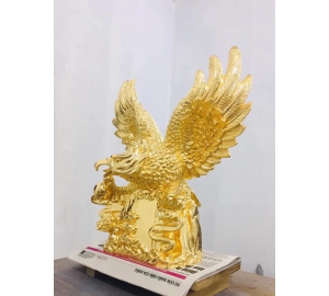 Tượng đại bàng bằng đồng mạ vàng đẹp tinh xảo