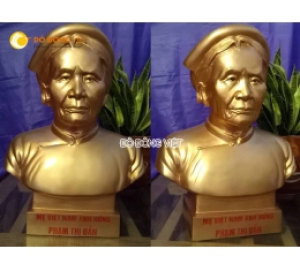 TƯỢNG ĐỒNG BÁN THÂN BẰNG ĐỒNG THEO YÊU CẦU CAO 47CM