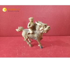 Tượng đồng Kỳ lân tống tử