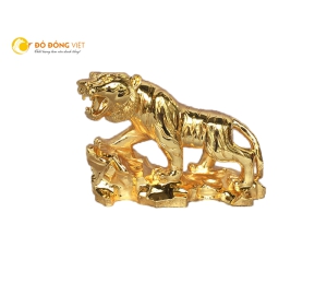 Tượng hổ phong thủy mạ vàng sang trọng