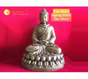 Tượng phật bằng đồng cỡ nhỏ để xe ô tô