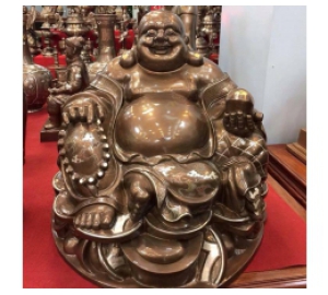 TƯỢNG PHẬT DI LẠC NGŨ SẮC BẰNG ĐỒNG