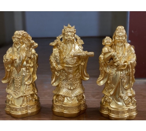 Đồ đồng Việt nhận đúc tượng Phúc Lộc Thọ mạ vàng, đúc tượng tam đa mạ vàng