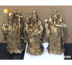 Tượng tam đa bằng đồng vàng 