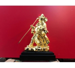 Tượng trư bát giới bằng đồng mạ vàng