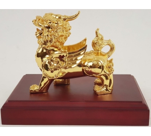 Tượng tỳ hưu mạ vàng 24k