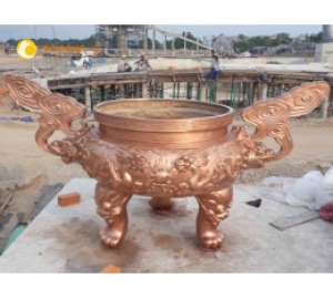 Xưởng đúc lư hương đình chùa bằng đồng giá rẻ chất lượng tại Sài Gòn