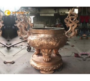 Xưởng đúc lư hương tại TP HCM, đơn vị đúc lư hương đình chùa theo yêu cầu giá rẻ chất lượng