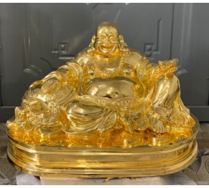 Địa chỉ bán tượng phật di lặc bằng đồng dát vàng uy tín?