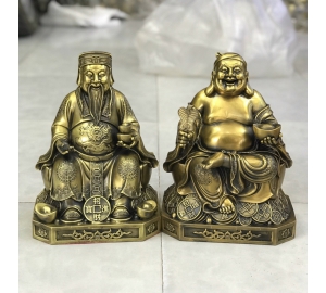 Tượng Thần Tài - Ông Địa Đúc Đồng 