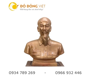 Tượng Bác Hồ cỡ nhỏ để bàn làm việc, đúc tượng Bác Hồ cỡ nhỏ theo yêu cầu