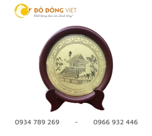 Quà tặng sự kiện cuối năm- quà tặng biểu trưng đĩa đồng ăn mòn