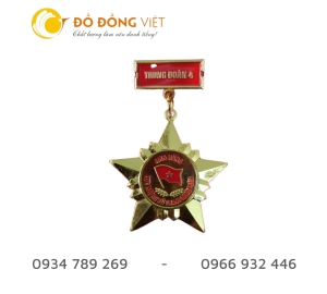 Đồ đồng Việt nhận làm kỷ niệm chương,  thiết kế huy hiệu, logo cài áo...