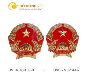 Quốc huy Việt Nam bằng đồng, địa chỉ đúc quốc huy theo yêu cầu