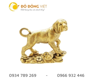TƯỢNG CHÓ BẰNG ĐỒNG