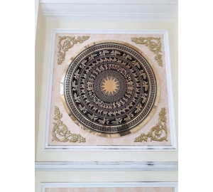 TRANH MẶT TRỐNG ĐỒNG LÀNG NGHỀ ĐỒNG BẮC NINH