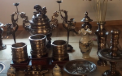 Bộ đồ thờ cúng đầy đủ gồm những gì, giới thiệu bộ đỉnh đồng ngũ sắc 60 cm đầy đủ cho nhà chung cư, biệt thự