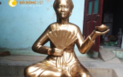  Cận cảnh tạo mẫu tượng, đúc tượng đồng theo ảnh giống 98%