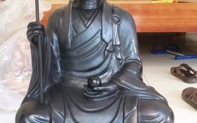 Công đức thờ phụng tượng Địa Tạng Bồ Tát bằng đồng
