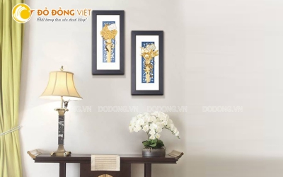 Đồ đồng Việt chuyên quà tặng tranh vàng 24k đẹp tinh xảo từng chi tiết