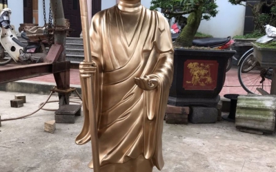 Tượng Địa Tạng Bồ Tát - Vị Bồ Tát phát hạnh nguyên rộng lớn.