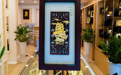 Quà tân gia ý nghĩa, tranh thuyền thuận buồm xuôi gió