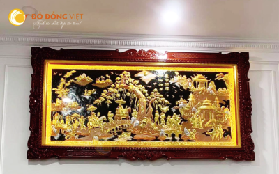 TRANH DÁT VÀNG LÀ GÌ? ĐẲNG CẤP CỦA TRANH DÁT VÀNG KHI TRAO TẶNG