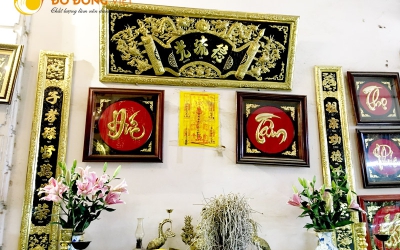 Tìm hiểu về đại tự thờ cúng bằng đồng và ý nghĩa 