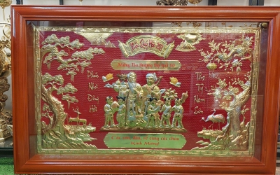 Quà tặng tranh mừng thọ đẹp, tranh mừng thọ giá rẻ